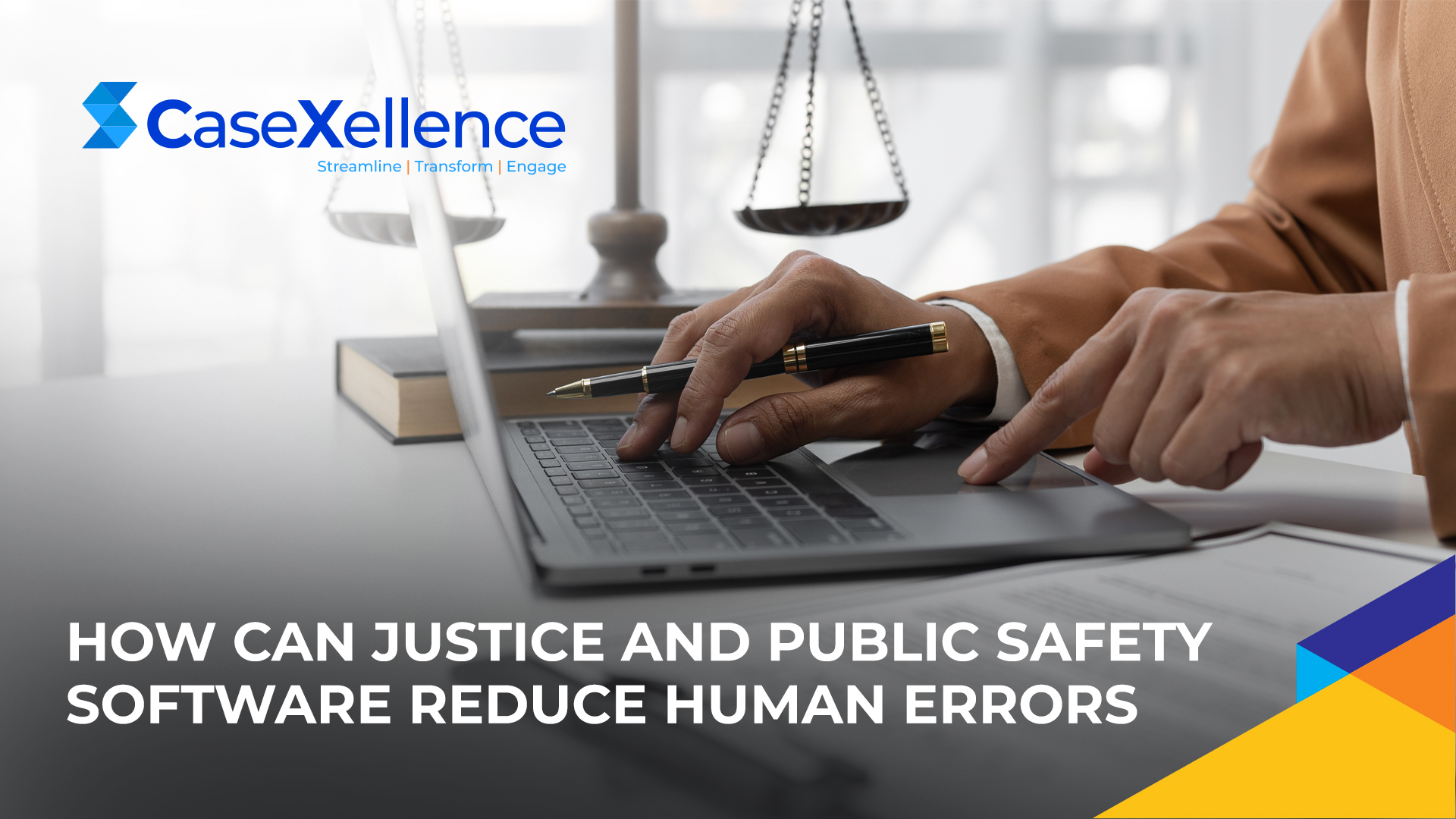 How can justice and public safety software reduce human errors in judicial processes?