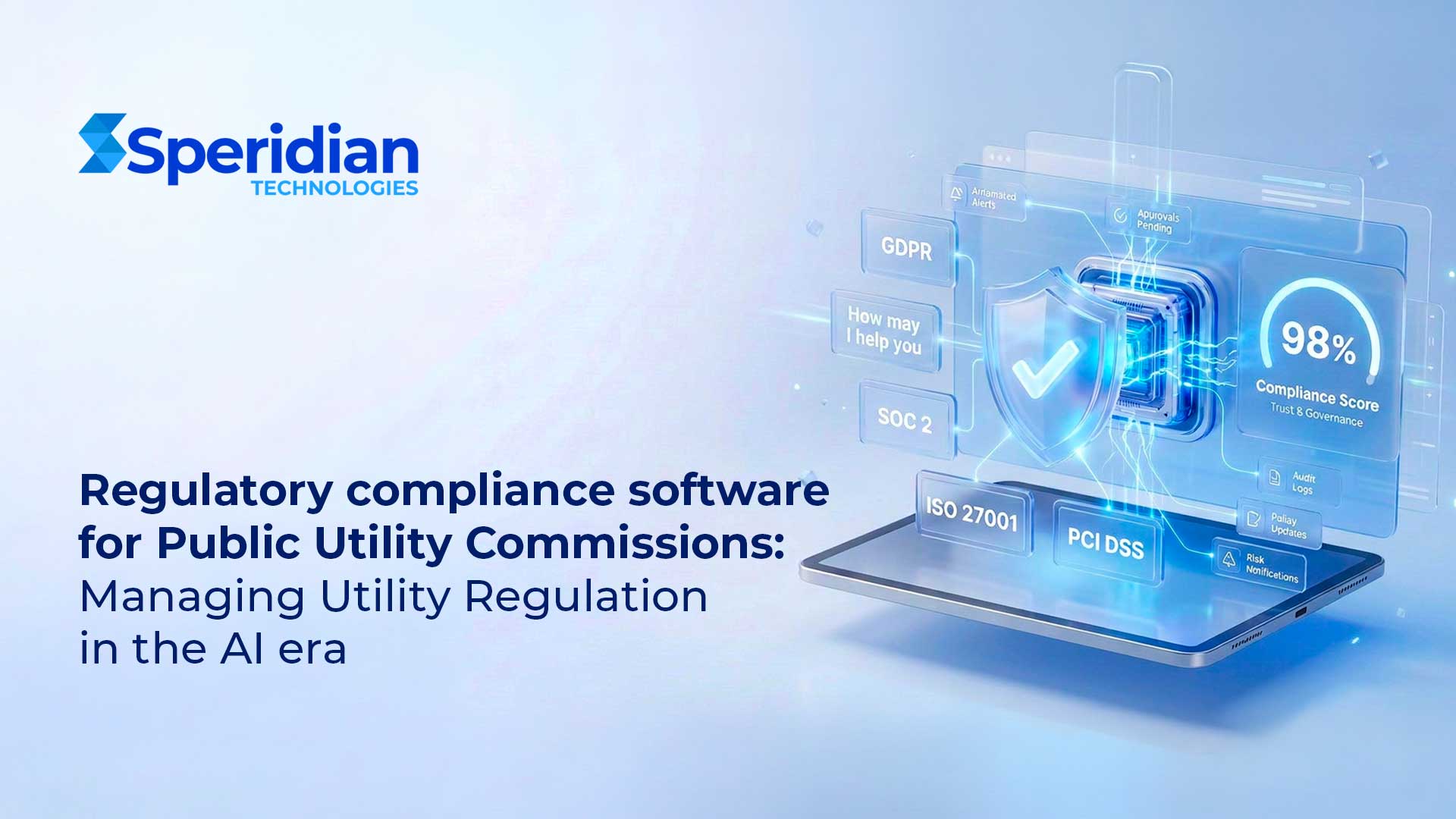 Regulatory compliance software for Public Utility Commissions: Managing Utility Regulation in the AI era